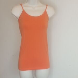 SO Orange Spaghetti Strap Stretch Top Sz Medium
